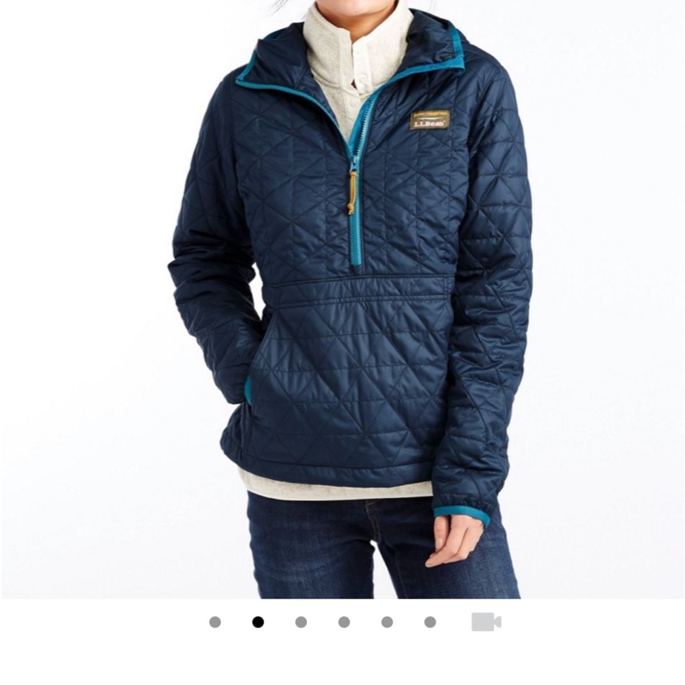 NWT L.L. Bean Insulated Navy Pullover